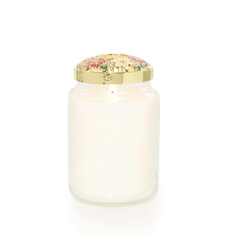 Poinsettia Pine  Illuma-Lid® Jar Candle Topper