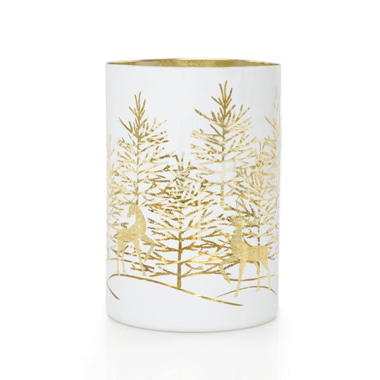 Flicker Reindeer  Jar Candle Holder