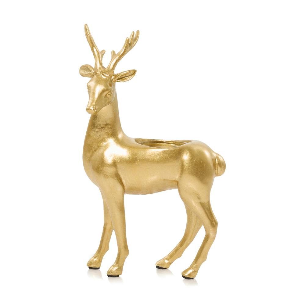 Standing Reindeer  Tea Light Candle Holder